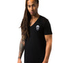 Mens Essential Black V-Neck T-Shirt